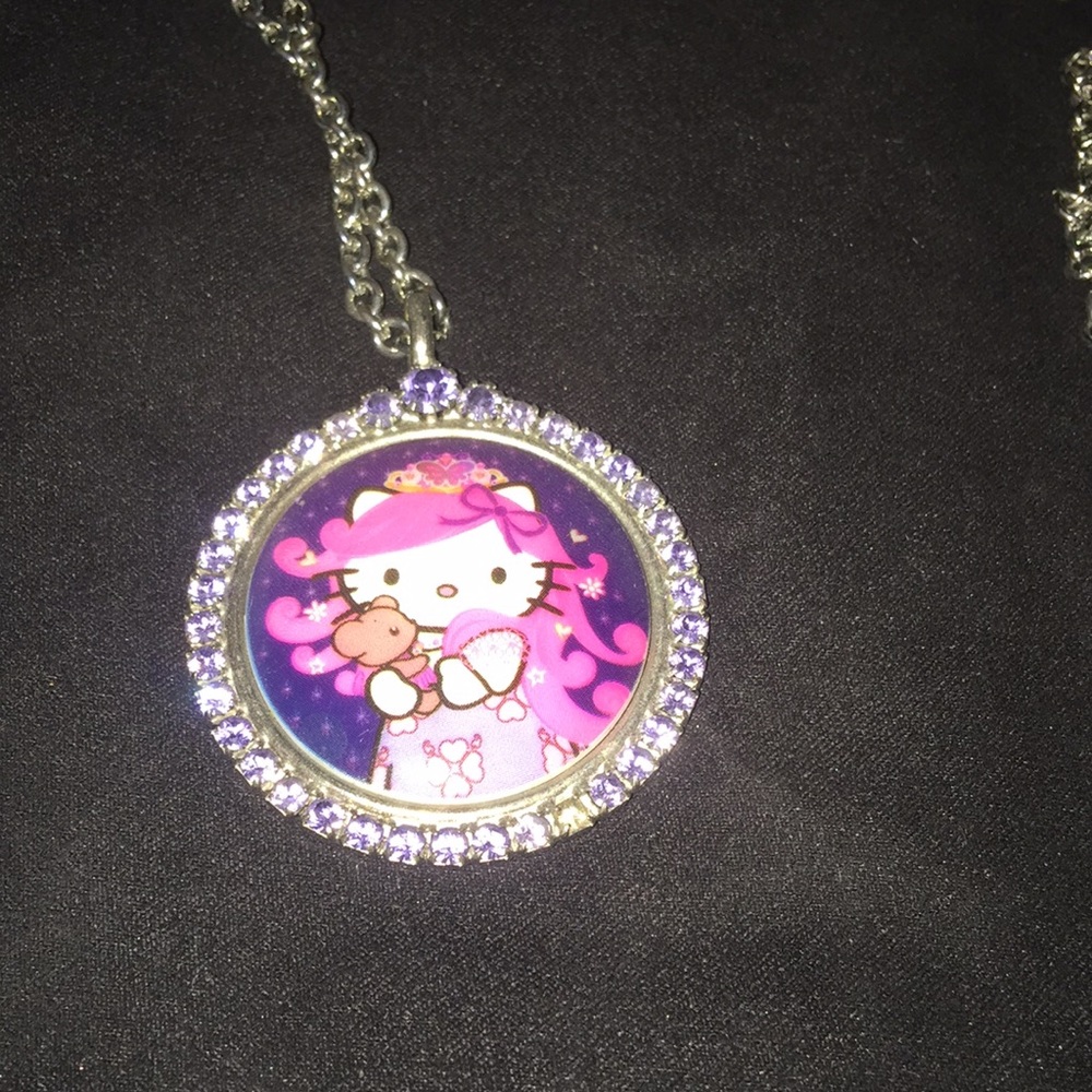 Tarina Tarantino Pink Head Hello Kitty Necklace - Picture 2 of 5
